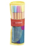 Stylo feutre pointe fine - Point 88 - Rollerset 25 stylos-feutres dont 5 Fluo - Editi... STABILO