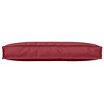 vidaXL Coussin de Palette pour Dossier Bourgogne 80x40x12 cm Tissu Oxford