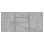 vidaXL Buffets 3 Pièces gris béton 60x31x84 cm bois d'ingénierie