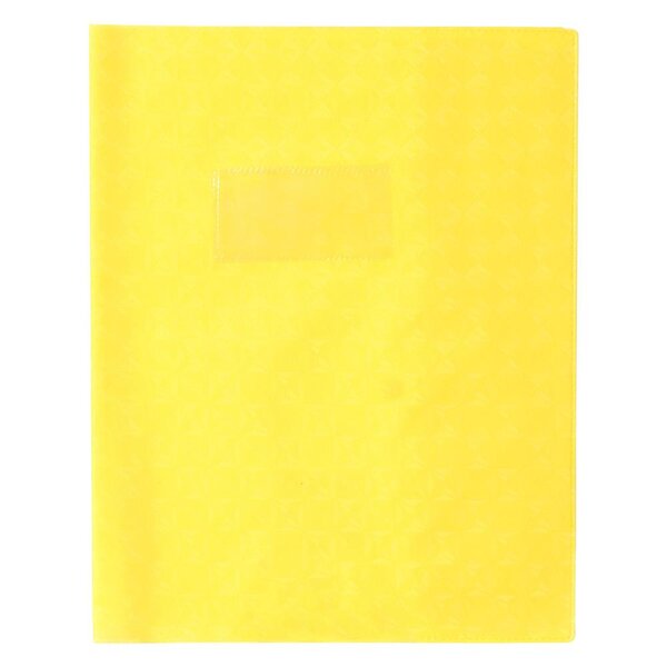 Protège-cahier Grain Losange 18/100ème 17x22 jaune CALLIGRAPHE