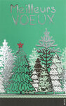 LOT 5 Cartes Meilleurs Vœux + 5 Enveloppes 4x9cm