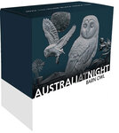 Pièce de monnaie en Argent 1 Dollar g 31.1 (1 oz) Millésime 2022 Australia at Night BARN OWL