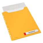 Pochette intercalaire a4 polypropylène opaque leitz cosy jaune - sachet de 3