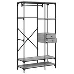 vidaXL Armoire à tiroirs sonoma gris 100x40x180 cm bois d'ingénierie