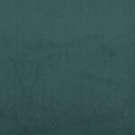 vidaXL Lit de jour et gigogne et matelas vert foncé 100x200 cm velours