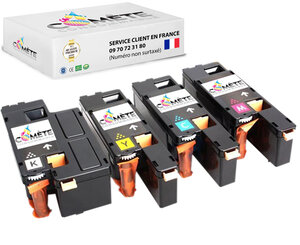 Cx17 c1700 - 4 cartouches toner d'encre compatible avec epson aculaser - 1 pack