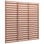 vidaXL Panneau de clôture WPC 180x180 cm Marron