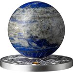 Pièce de monnaie en Argent 10 Cedis g 62.2 (2 oz) Millésime 2024 Solar System EARTH