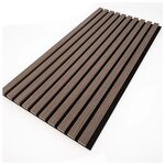 WallArt Panneaux muraux acoustiques Aku chêne foncé 4 Pièces