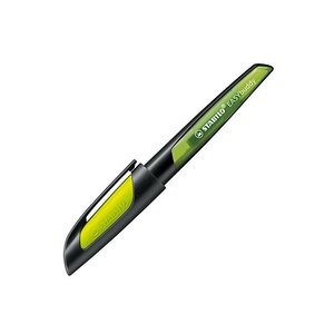 Stylo-plume EASYbuddy plume L spéciale gaucher noir/jaune STABILO