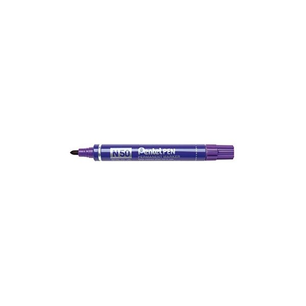 Pentel Marqueur permanent N50  pointe ogive  violet 3474370750129