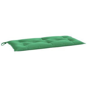 vidaXL Coussin de banc de jardin vert 100x50x7 cm tissu oxford