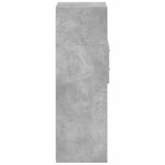 vidaXL Buffet haut gris béton 45x42 5x124 cm bois d'ingénierie