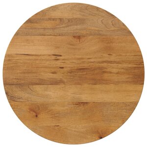 vidaXL Dessus de table Ø 90x3 8 cm rond bois de manguier massif
