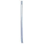 vidaXL Supports pour poteau de clôture 2 Pièces Acier galvanisé
