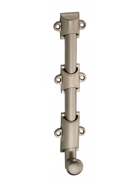 THIRARD - Verrou à plaquer pour fenêtre  à coulisse  200mm  nickel satin