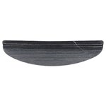 vidaXL Tapis d'escalier autocollants 15 Pièces 56x17x3 cm Bleu