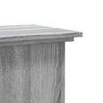 vidaXL Support pour plantes sonoma gris 33x33x60 cm bois d'ingénierie