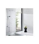 Colonne de douche - Mitigeur thermostatique - Pomme haute carrée 30x30 cm - OCEANIC - Chrome