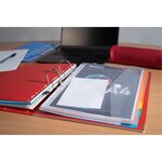 Sachet De 5 Pochettes-enveloppes Perforées Polypropylène - A4 - Incolore - X 10 - Exacompta