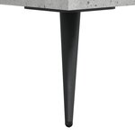 vidaXL Buffet gris béton 69 5x34x90 cm bois d'ingénierie