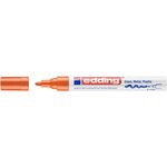 Marqueur Peinture brillante 750 Orange Pointe Ronde 2-4 mm x 10 EDDING