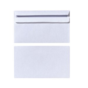 500 Enveloppes blanches DL autocollantes La Couronne - JPG