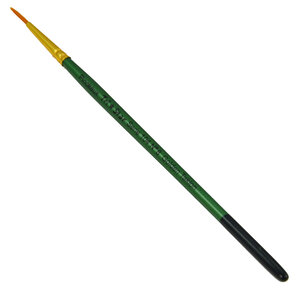 Pinceau synthétique Rond n°8 - manche vert - lot de 10 pinceaux