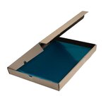 Etui Carton De 100 Pochettes Coin Pvc Lisse Haute Résistance 13/100e - A4 - Vert - Exacompta