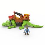 Fisher-price imaginext crocodile et capitaine crochet - 3 ans et +