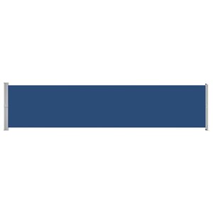 vidaXL Auvent latéral rétractable de patio 140x600 cm bleu