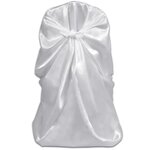 vidaXL Housses de chaise pour banquet de mariage 12 Pièces Blanc