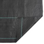 vidaXL Membrane anti-mauvaises herbes noir 0 5x150 m PP