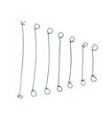 (couronne de 5000) lien bouclé plastifié longueur 20mm