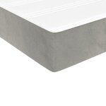 vidaXL Matelas de lit à ressorts ensachés 80x210x20 cm velours