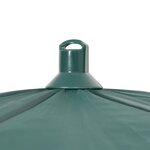 vidaXL Parapluie de pêche Vert 220x193 cm