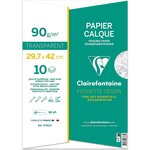 Pochette calque supérieur A3 10F 90/95g CLAIREFONTAINE