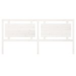 vidaXL Tête de lit Blanc 205 5x4x100 cm Bois massif de pin