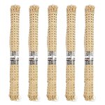 5 rouleaux de cannage en rotin tressage large 40 x 50 cm