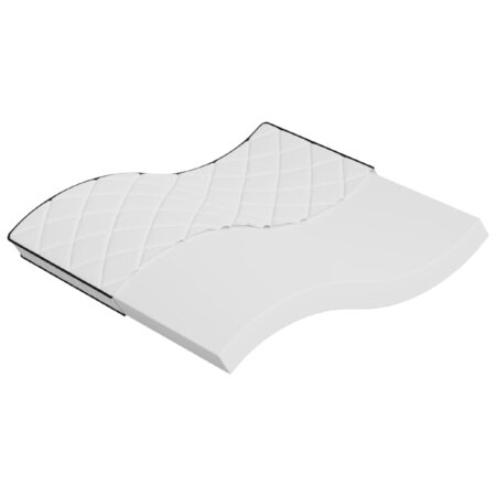 vidaXL Matelas en mousse moyennement doux 200x200 cm