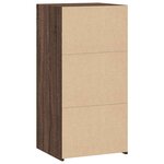 vidaXL Buffet chêne marron 45x41x93 cm bois d'ingénierie