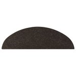 vidaXL Tapis d'escalier auto-adhésifs 10 Pièces noir 65x22 5x3 5 cm