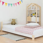Lit enfant DREAMY 90 x 200 - blanc et naturel