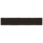 vidaXL Dessus de table bois massif traité bordure assortie