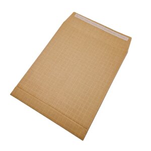 Lot de 100 pochettes à soufflets 30 mm kraft armé 130 gr 24 : 260 x 330 mm