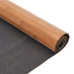vidaXL Tapis rectangulaire naturel 100x200 cm bambou
