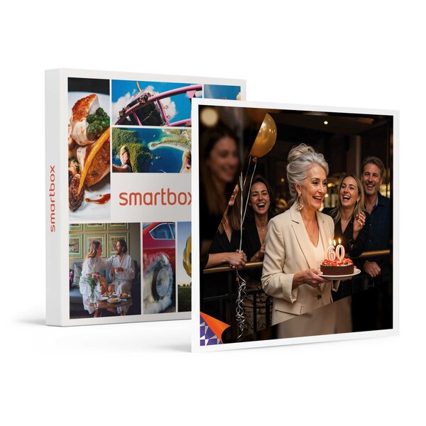 SMARTBOX - Coffret Cadeau Joyeux anniversaire ! Pour femme 60 ans -  Multi-thèmes