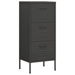 vidaXL Armoire de rangement Anthracite 42 5x35x101 5 cm Acier