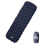 vidaXL Matelas de camping gonflable 1 personne gris 190x58x6 cm