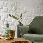 WallArt Panneaux muraux 3D Squares 12 Pièces GA-WA09